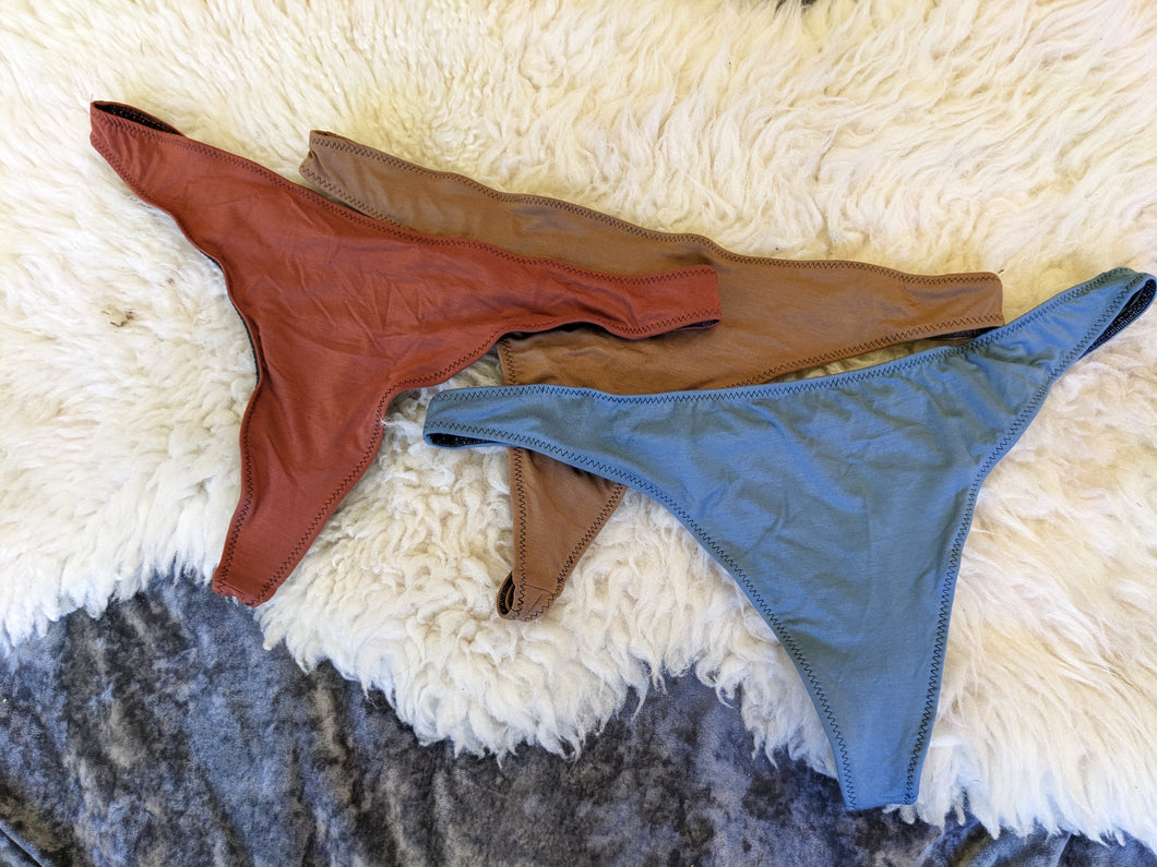 Smooth Hem Thong Panties | 3 Pack